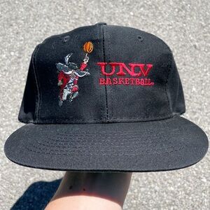 University of Nevada Las Vegas Hey Reb! 1990s Headmaster Snapback Hat